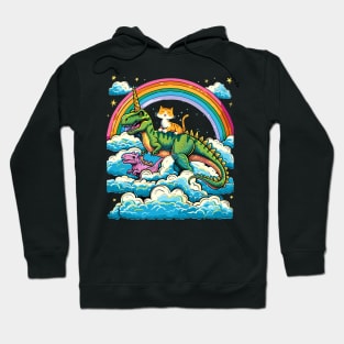 Cat Dinosaur Fury Hoodie